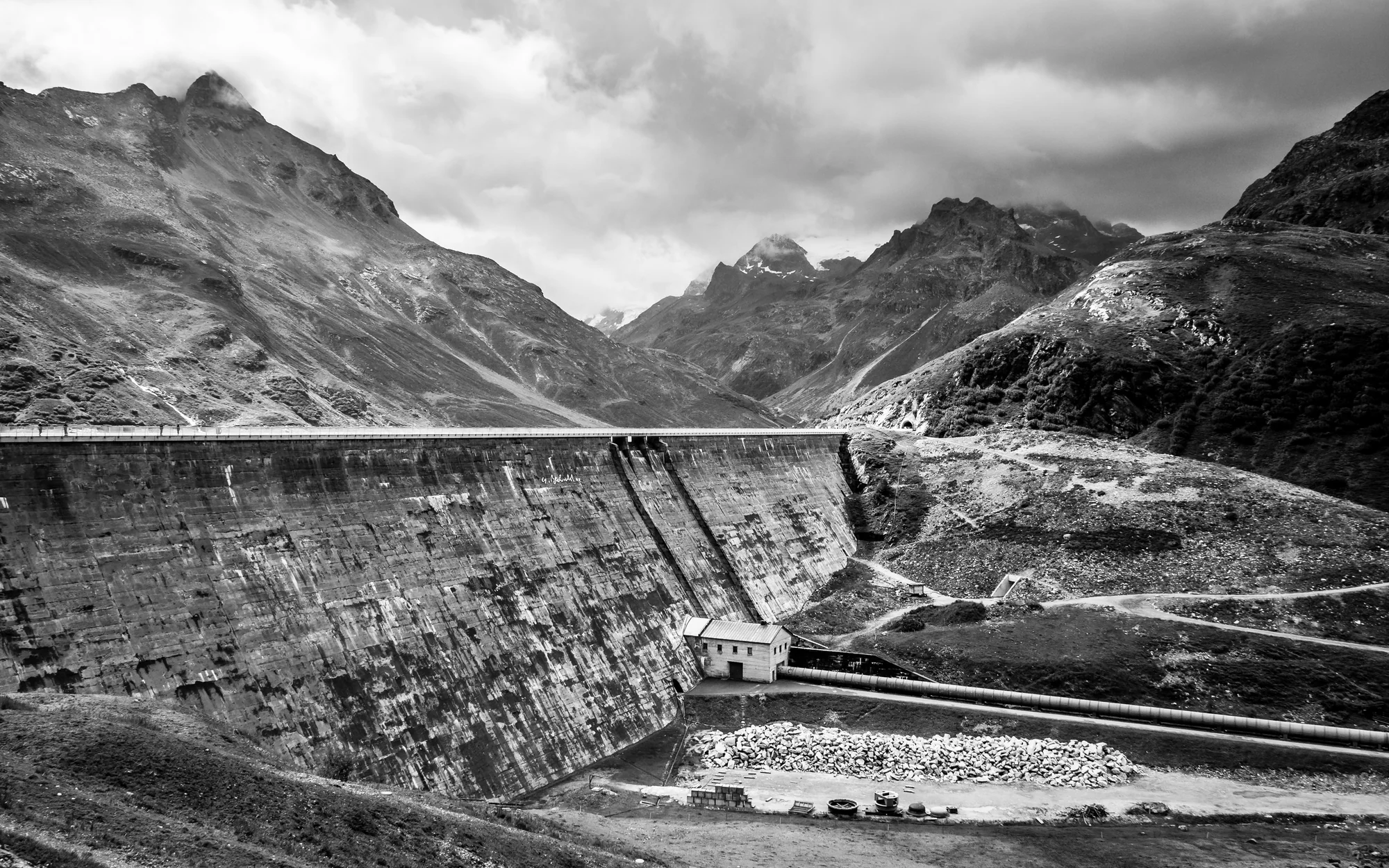 Bielerhöhe - Silvretta Hochalpenstraße auf der Silvretta · Bielerhöhe