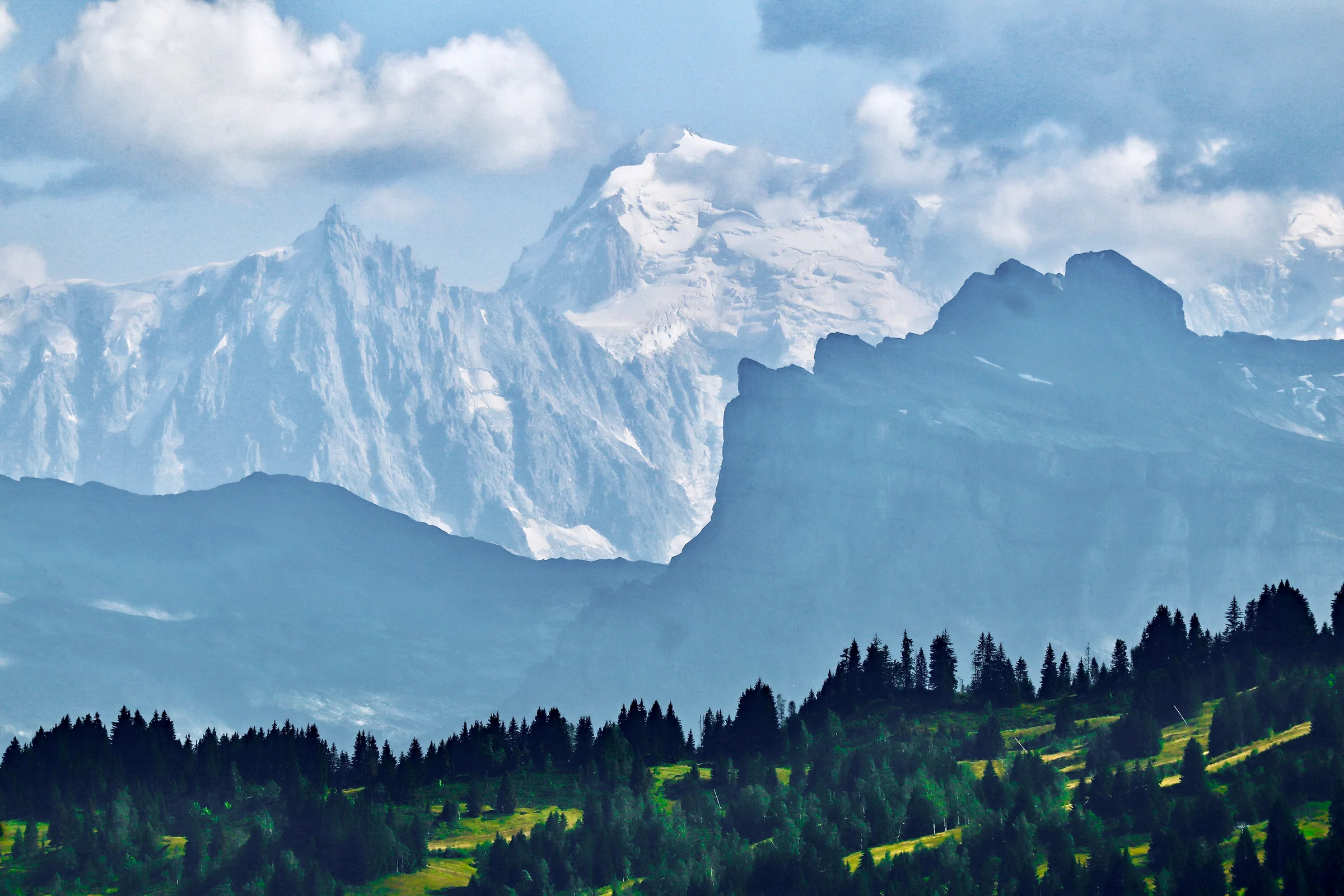 Col des Gets auf der Route des Grandes Alpes